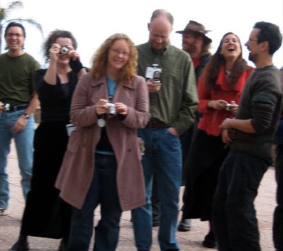 attendees at breaktime