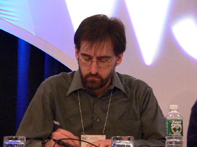 Norman Walsh taking notes