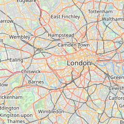 London on Open Street Map